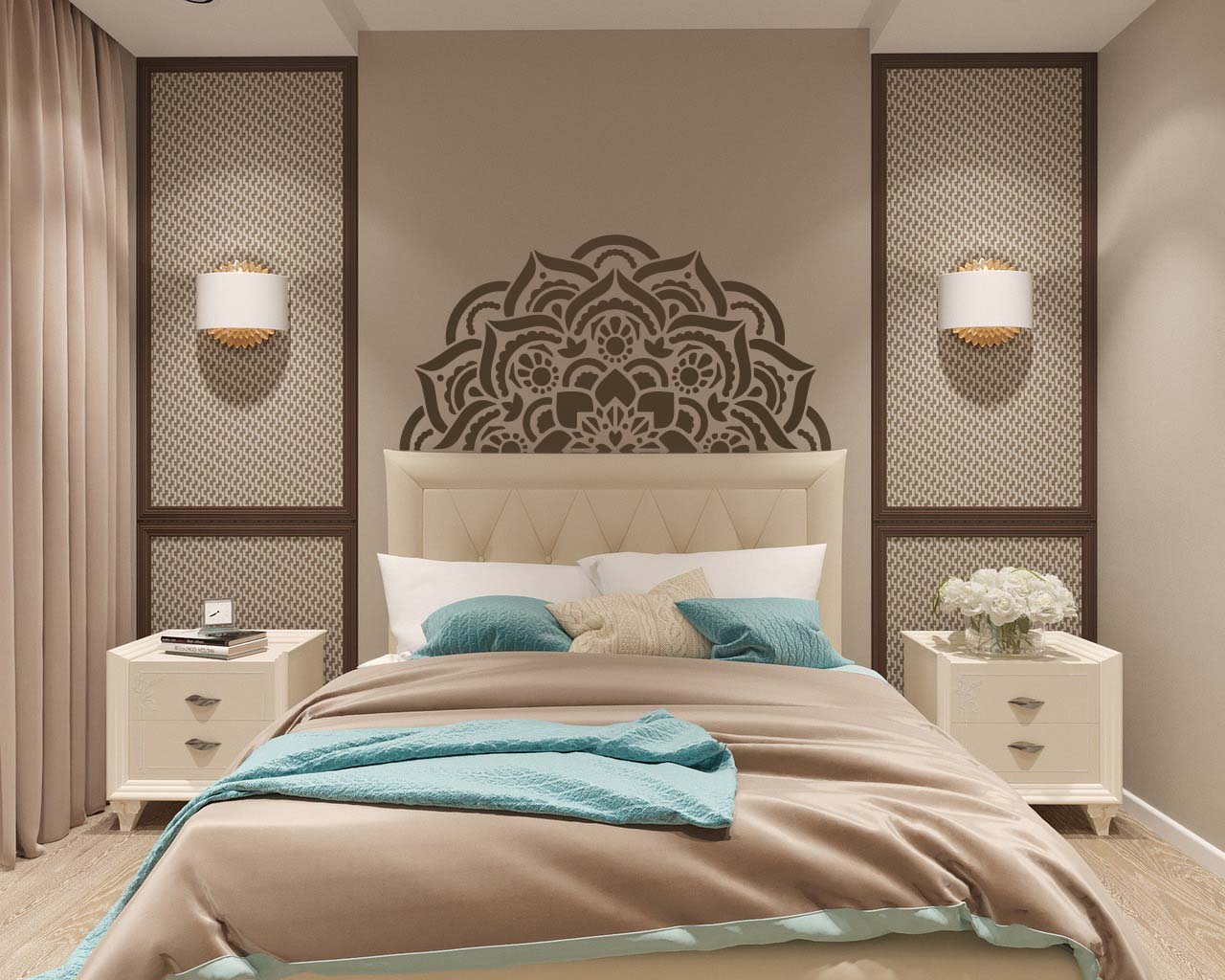Custom mandala stencil