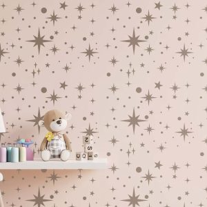 Plantilla reutilizable de estrellas brillantes para paredes y manualidades - perfecta para proyectos de pintura y decoración DIY