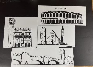 Verona stencil designs with recommended tools for stencil art