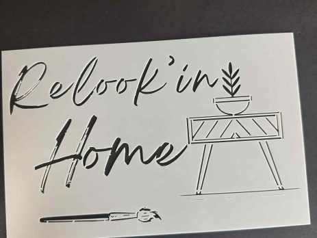 Durable mylar stencil for multiple crafting uses