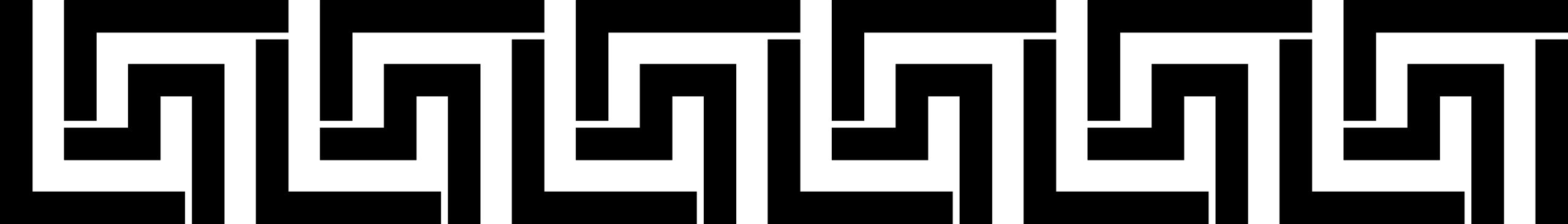 Stencil featuring Greek Key or meander pattern design, ideal for elegant wall borders, trims, and furniture decoration.